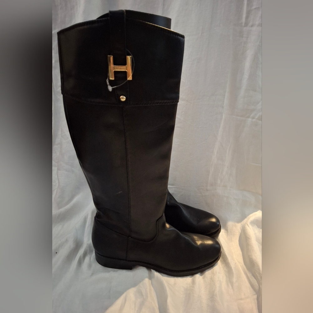 Tommy Hilfiger Black Riding Boots NWOT